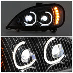 LED DRL + Turn Signal Projector Headlight for Freightliner Columbia (2004–2017)