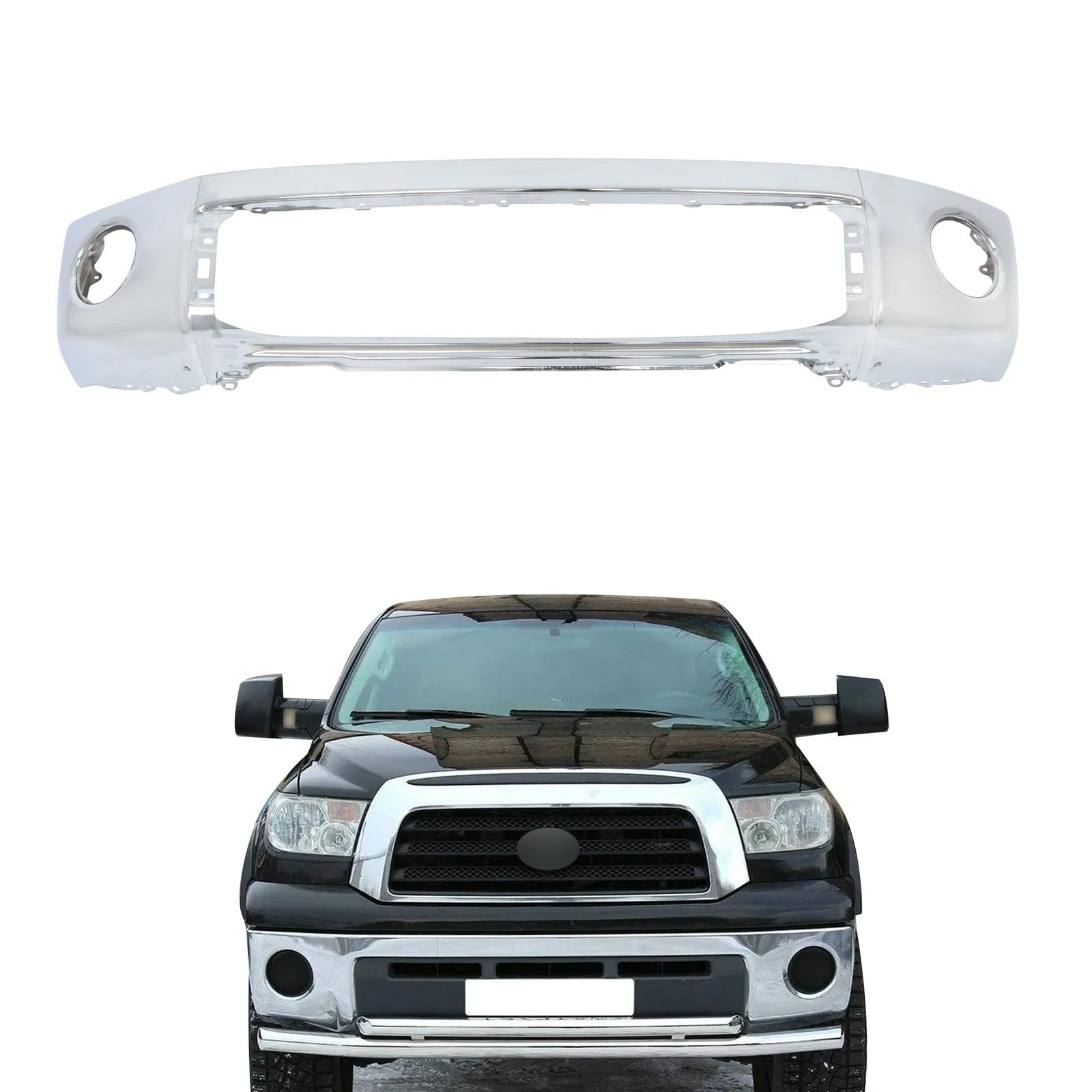 Chrome Front Bumper Face Bar for Toyota Tundra (2007-2013)