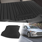 Flat Face Cargo Liner Rear Trunk Mat for Hyundai Elantra (2016–2020) TPE