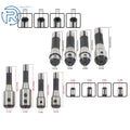 8 Pack End Mill Holder Set Adapter 3/16" - 1" for R8