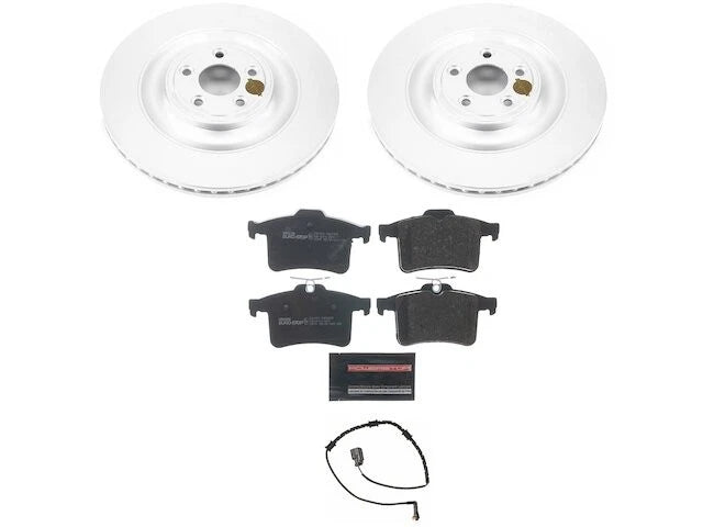 Rear Brake Pad and Rotor Kit for Jaguar XFR (2010–2015) XJ815TX