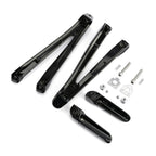 Gloss Black Rear Passenger Footpegs Bracket for Yamaha YZF R1 (2004–2008)