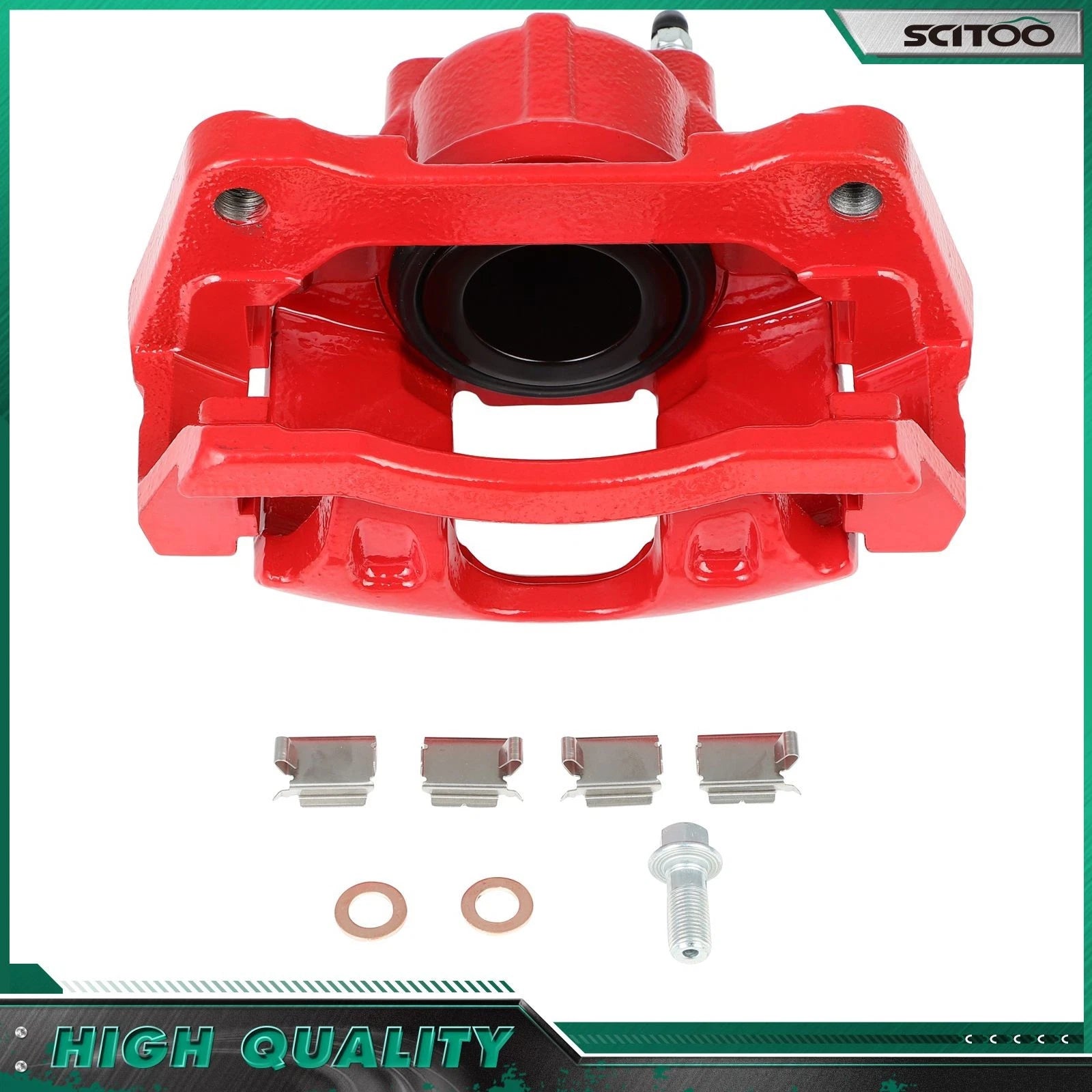 Front Passenger Brake Caliper w/ Bracket for Chrysler Town & Country (2008–2012)