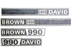 Decal Set for David Brown 990 Tractors (1970–1990)