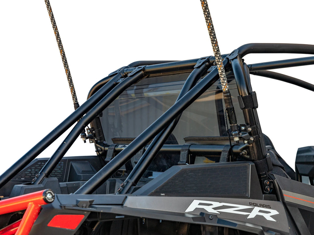 Dark Tint Polycarbonate Rear Windshield for Polaris RZR XP Turbo S (2018–2023)