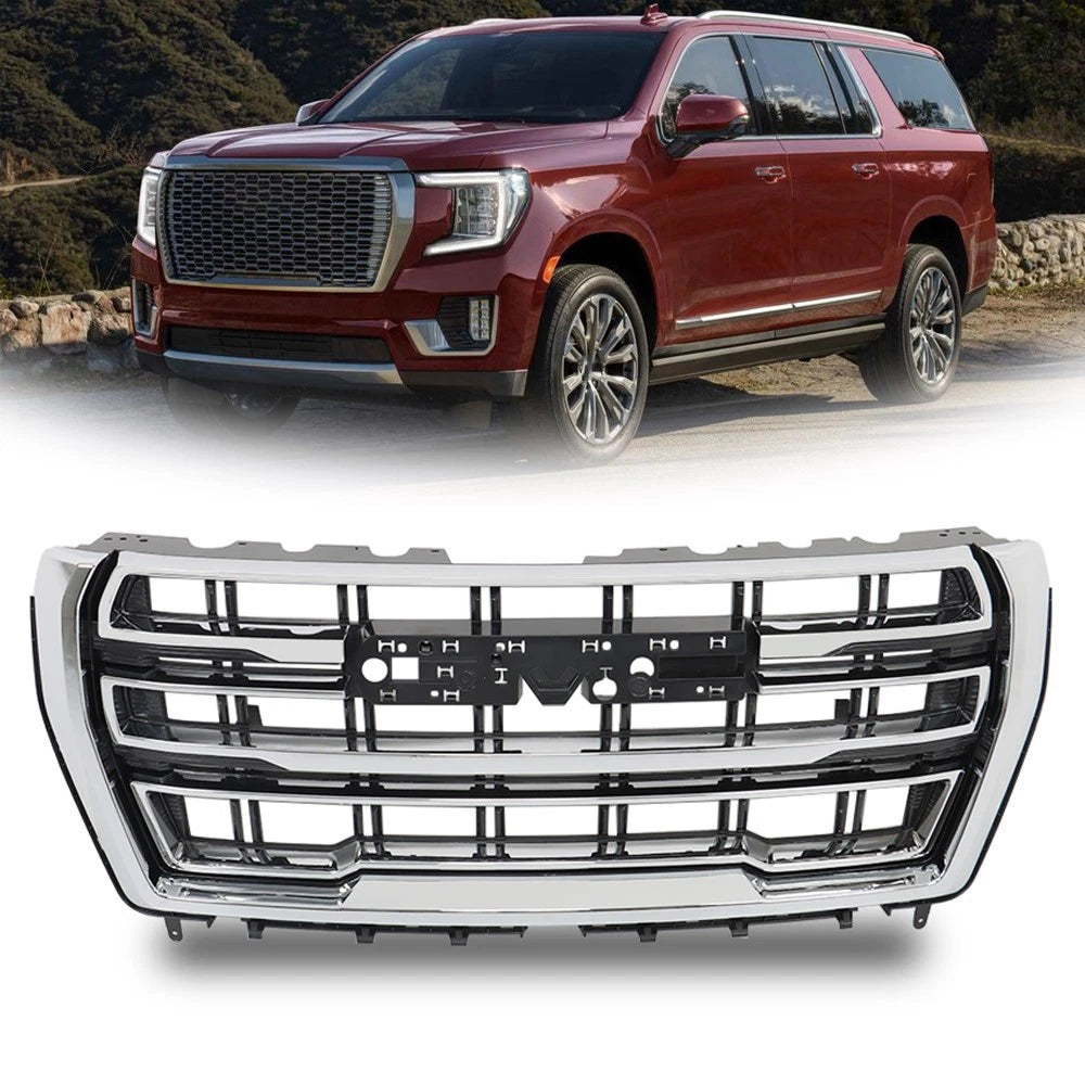 Chrome Front Grille for GMC Yukon/Yukon XL SLT AT4 (2021â2023)