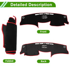 Dashboard Cover for Lexus GS GS350 GS450h GS300 GS430 GS460 (2006–2011) Black Red