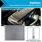 26 mm Radiator for BMW X5 (2010–2018) X6 (2008–2019) Without Oil Cooler