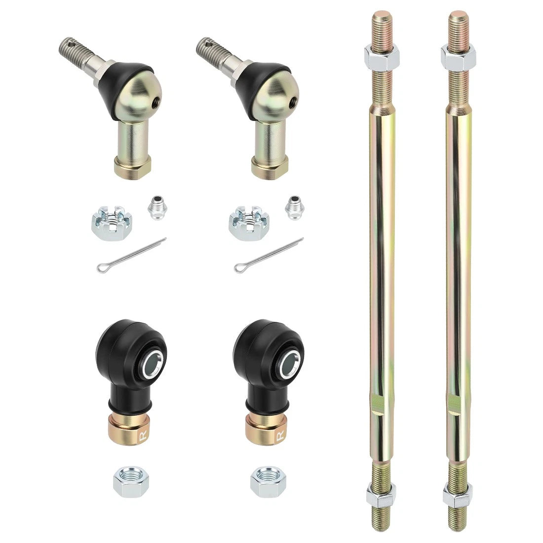 2 Tie Rod End Kit for Polaris Sportsman 335 400 500, Scrambler 400 500 (2000–2014)
