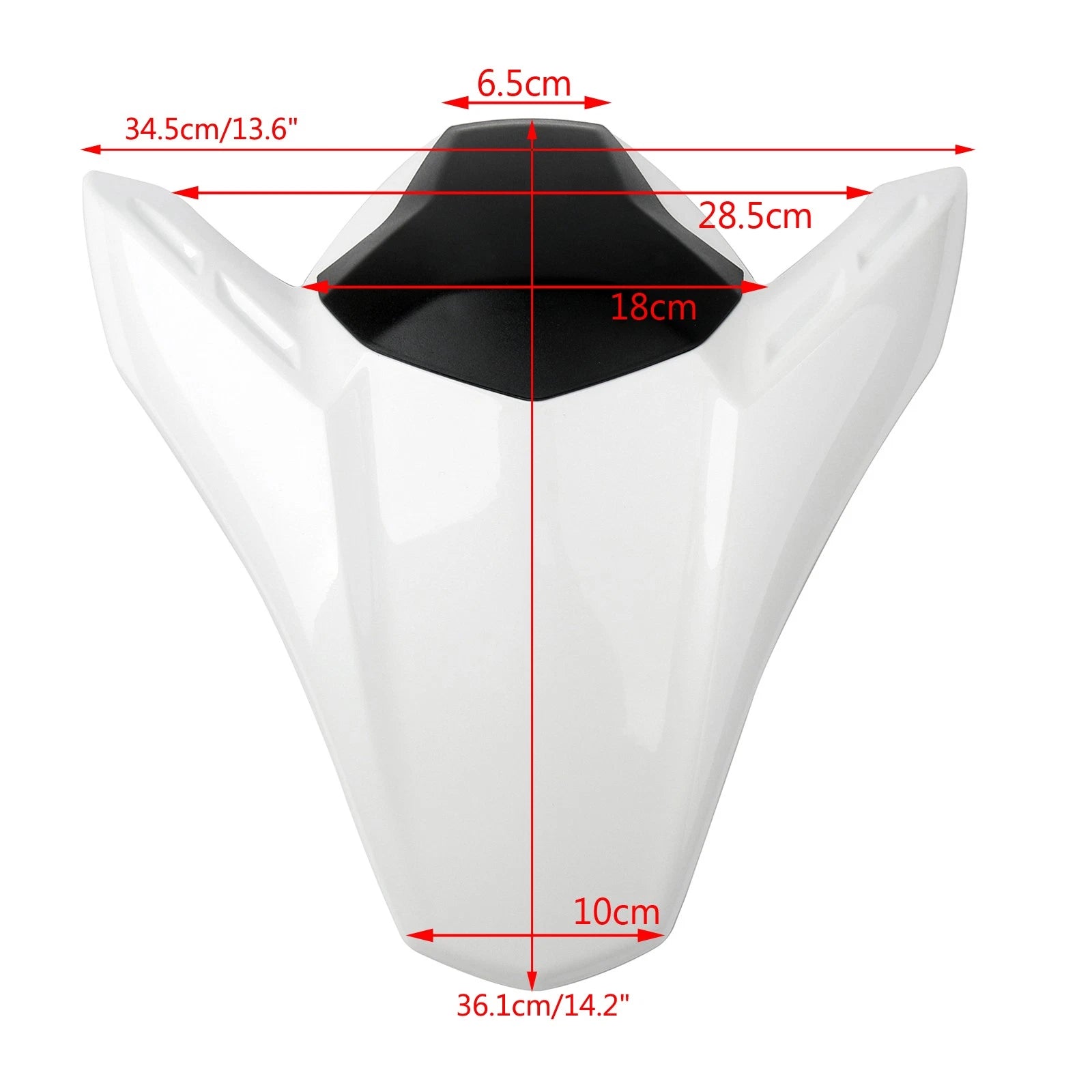 ABS Rear Seat Fairing Cover for Kawasaki Z900 Z ABS (2017–2024) White