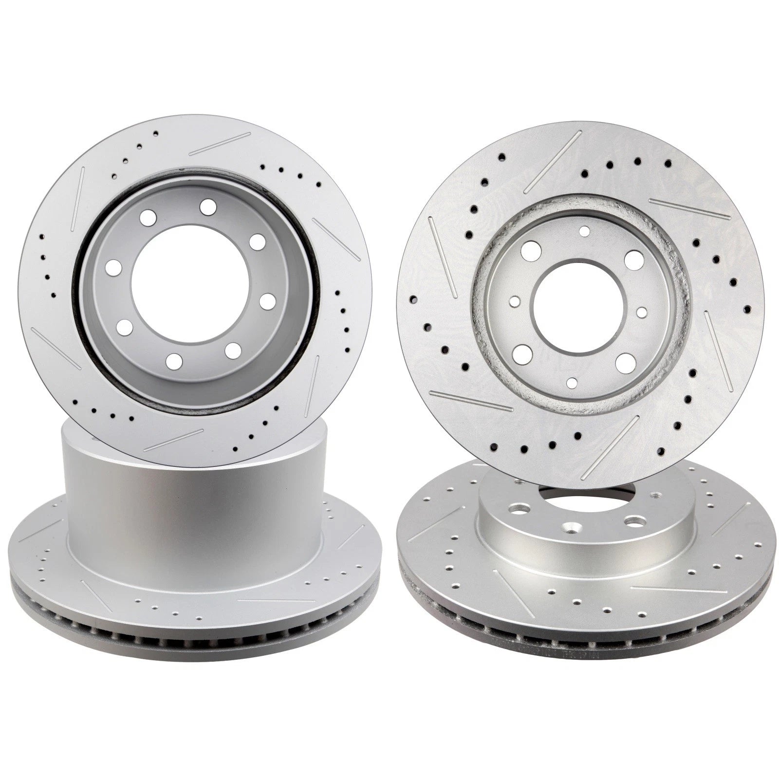 Front & Rear Drill Slot Brake Rotors for Lexus IS250 (2006–2012)