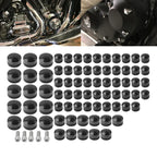 75X CNC Engine Bolt Topper Caps for Harley Touring Road Street Glide (2009-2023)