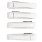 Set of 4 Exterior White Door Handles for Dodge Ram 1500 (2009–2024) / 3500 (2011–2025)