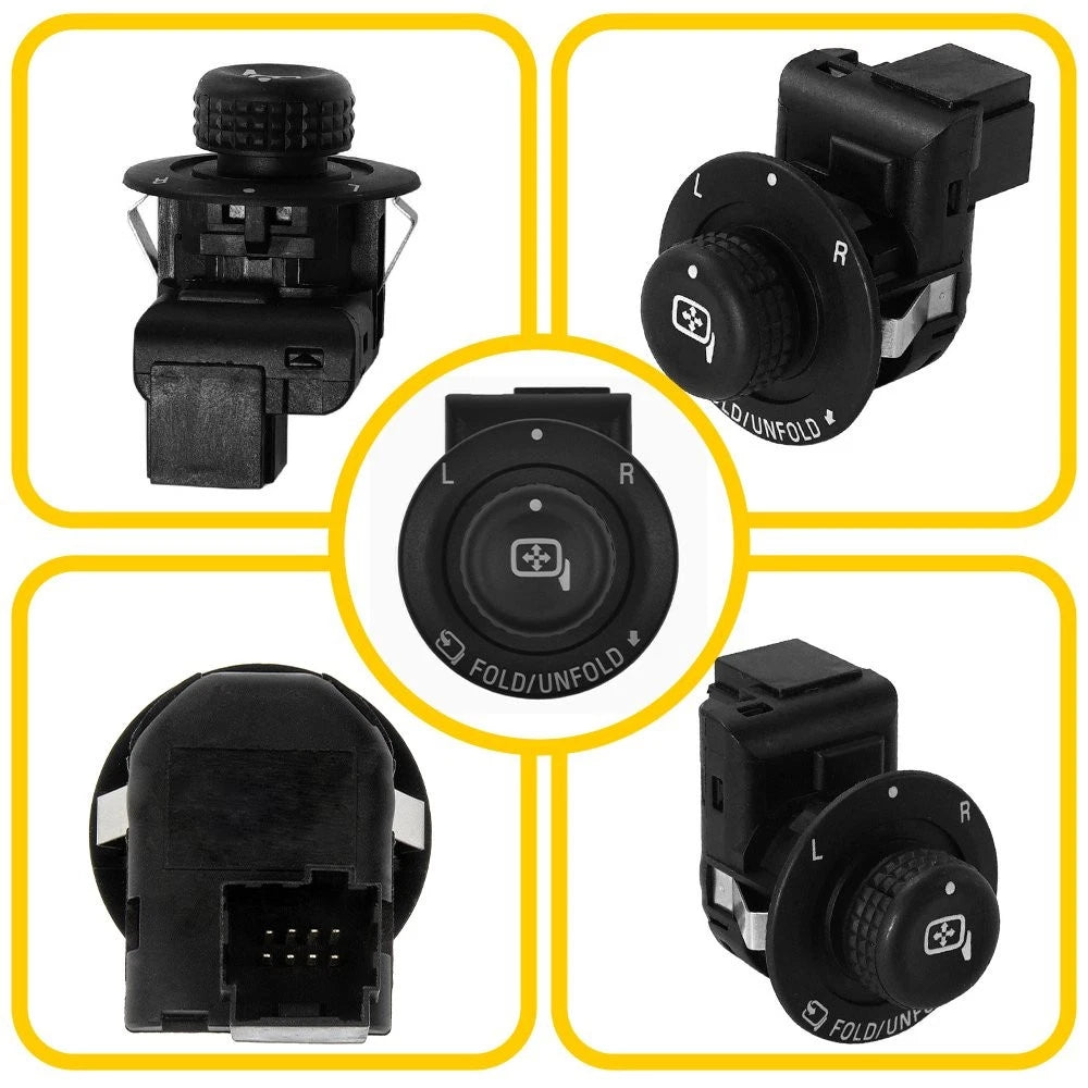 Front Left Driver Door Power Mirror Switch for Ford E150/250/350/450 (2000–2014)