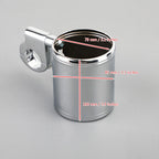Chrome Cup Bottle Holder for Chopper Cruiser Bobber (7/8" 1" 1-1/4")