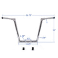 Chrome 16" Ape Hanger Handlebar for Harley Road Glide FLTRX FLT (2015–2020)