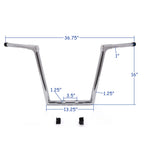Chrome 16" Ape Hanger Handlebar for Harley Road Glide FLTRX FLT (2015–2020)