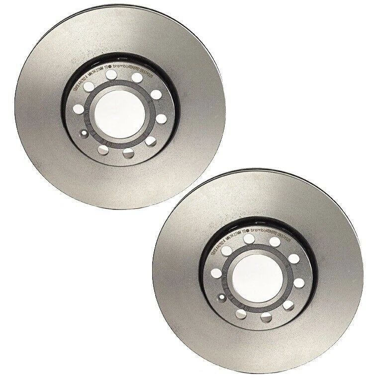 2X Brembo Front UV Vented 288mm Brake Disc Rotors for Audi A4 VW Passat