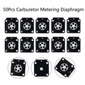 50Pcs Carburetor Metering Diaphragm for ZAMA RB-99 RB-100 (Replace A015053)