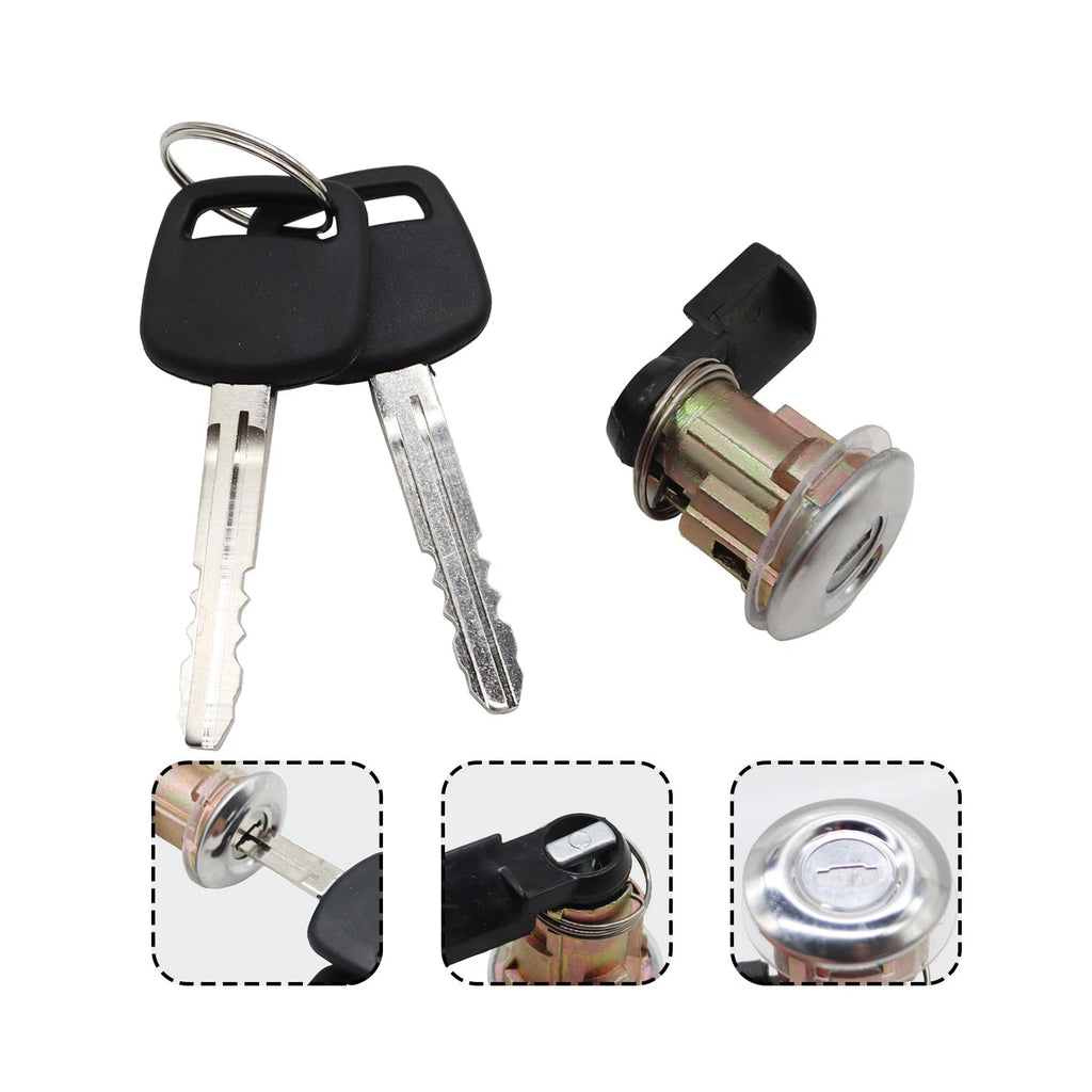 Gas Fuel Door Lock Cylinder & Keys for Toyota Tacoma (1995–2004), Tundra (2000–2003)