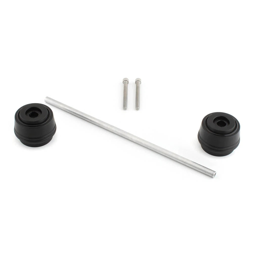 Front Wheel Axle Fork Slider Crash Protector for Zontes Shengshi 368 D E M (2019–2023) Black