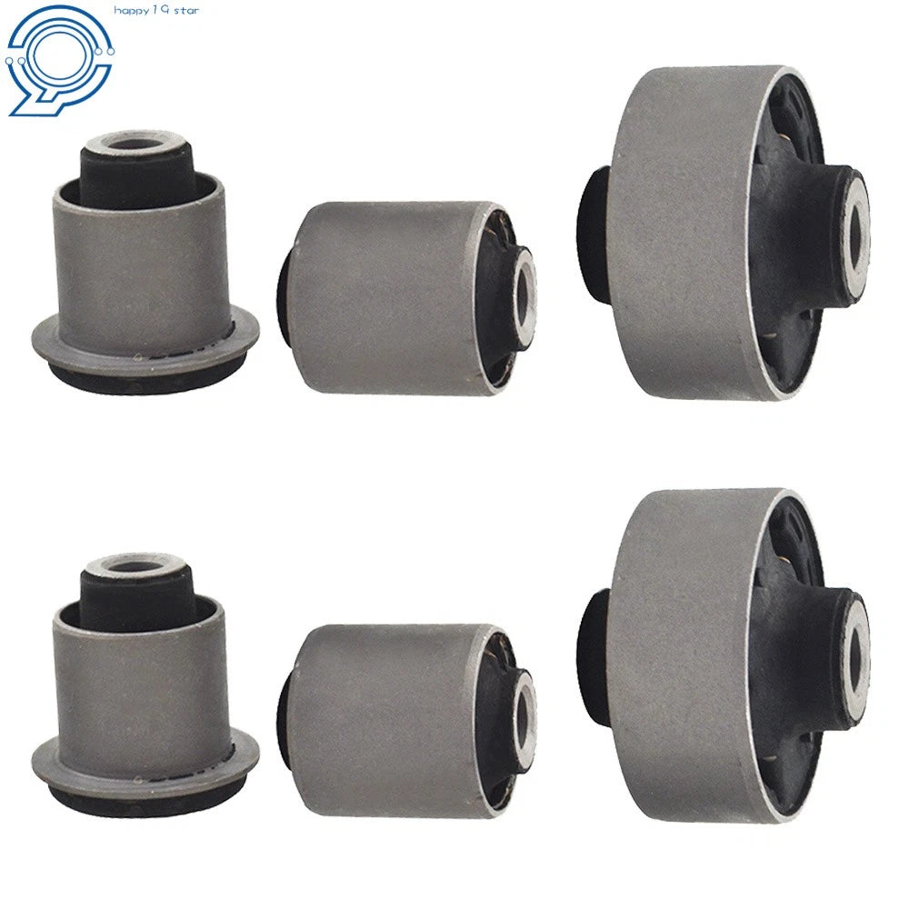 Set of 6 Front Lower Control Arm Inner & Outer Bushings for Accord TL TSX (2004–2008)