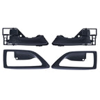 Door Handle Inner+Trim 4x Black Front Left+Right for Isuzu N-Series (2009–2024)