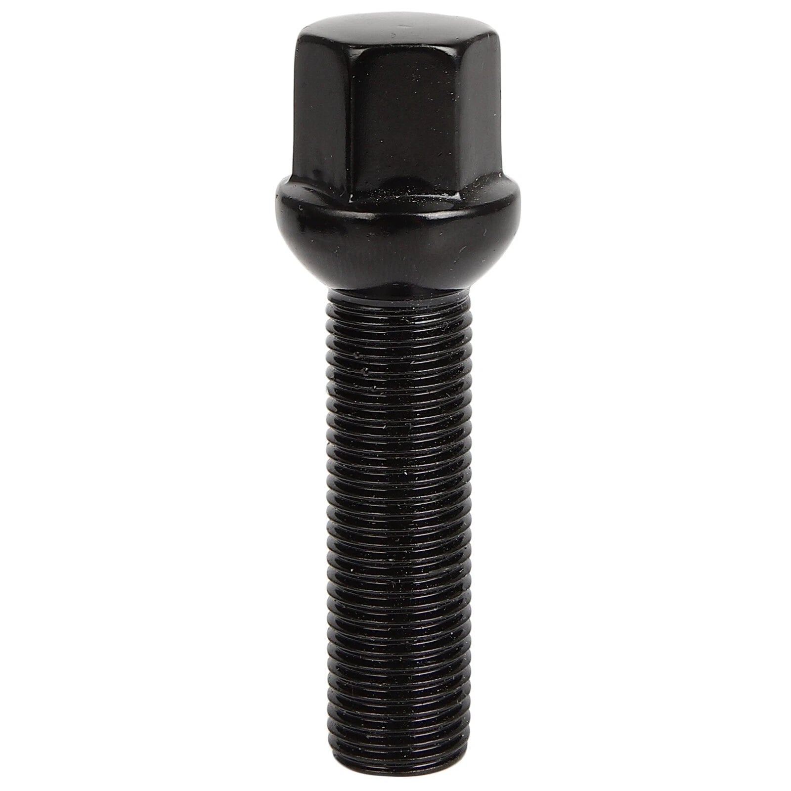 Set of 20 Extended Lug Bolts 14x1.5 Black Ball Seat for VW Audi