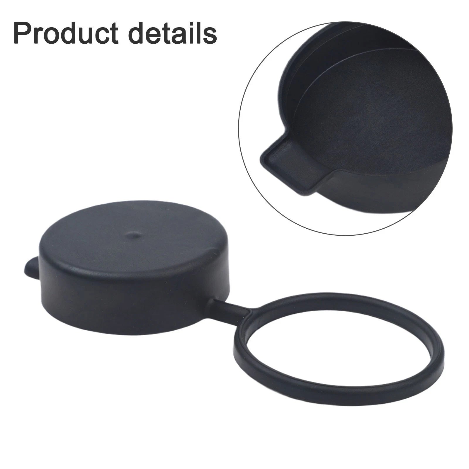 Fuel Tank Dust Cover Lid for Chevy Buick (2.375 Inch, Protective Strap)
