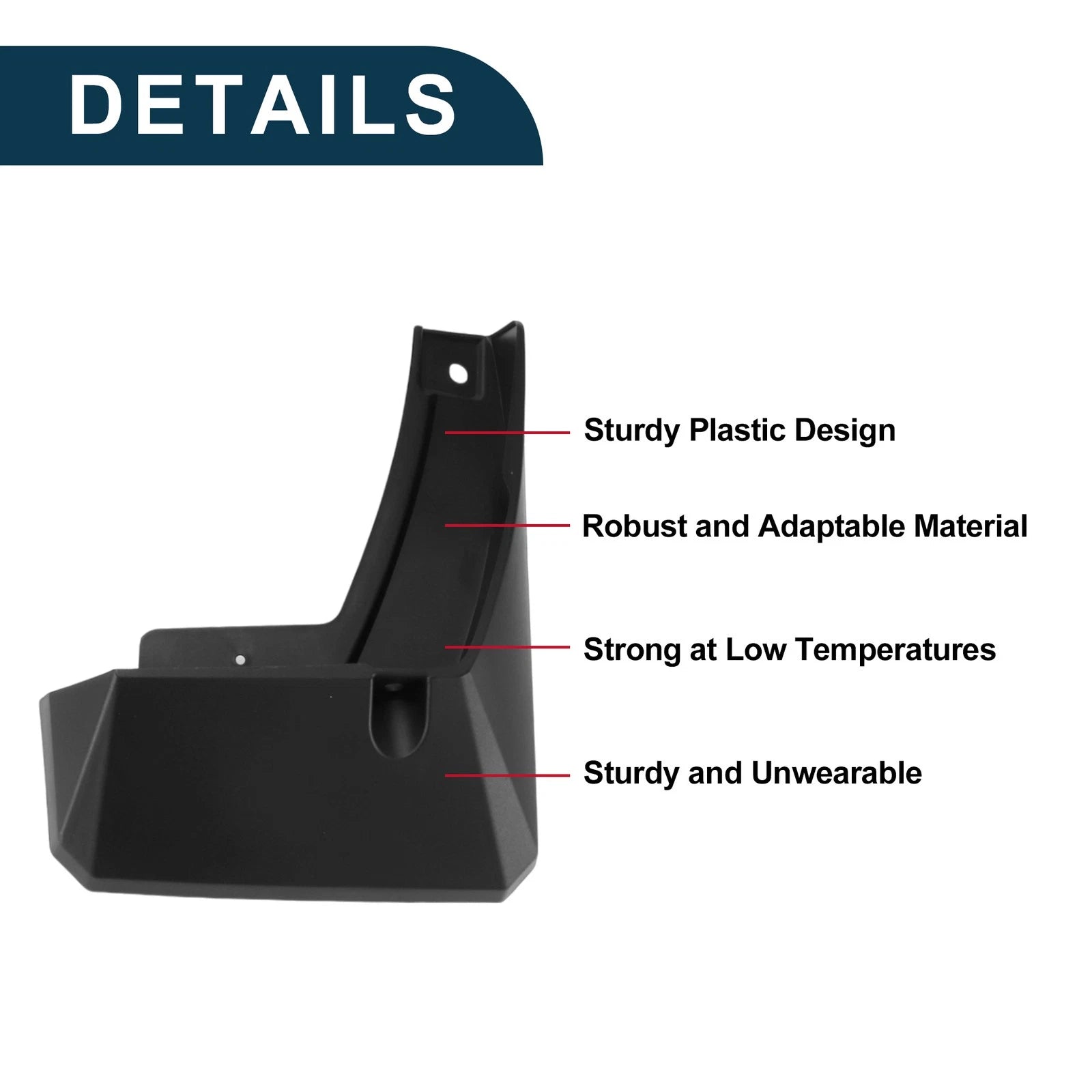 Set of 2 Mud Flaps Splash Guards for Toyota Avanza (2022–2023)