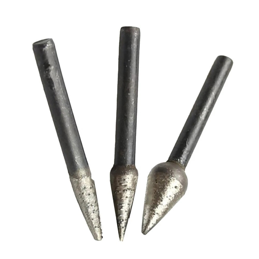 Grinding Head Abrasive Point for Engraving (6mm Shank, OD 6/8/12/14mm)
