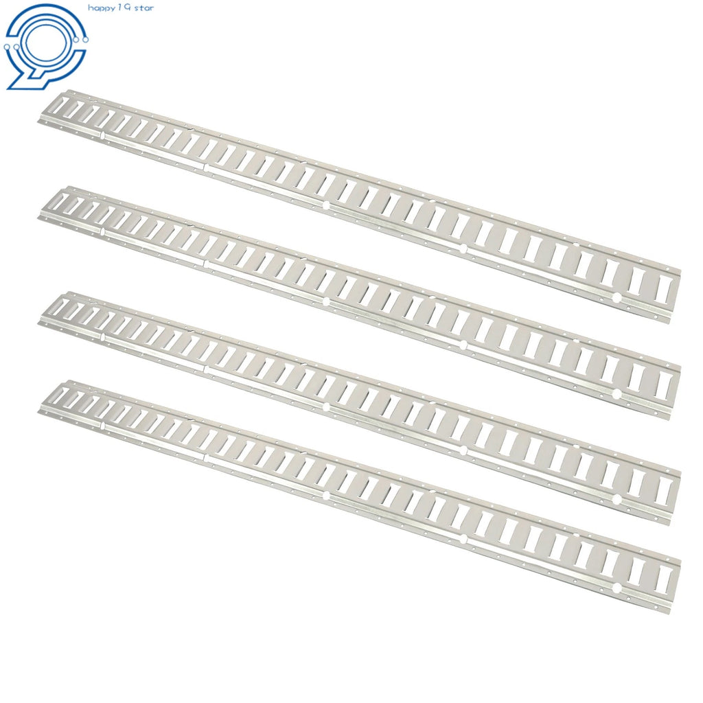 Set of 4 E Track Tie Down Rails for Truck Trailer Cargo Van