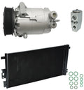 AC Compressor Kit With Condenser Replacement for Chevrolet Malibu Hybrid (2010–2010)