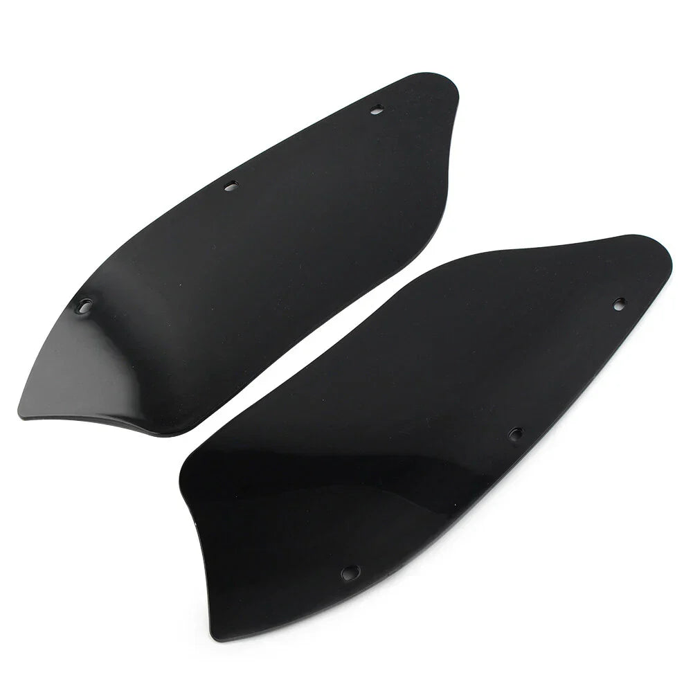 Black Air Batwing Fairing Wind Deflectors for Harley Dyna, Heritage, Softail