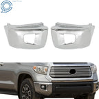 Front Bumper End Cap for Toyota Tundra (2014–2021) Chrome Steel