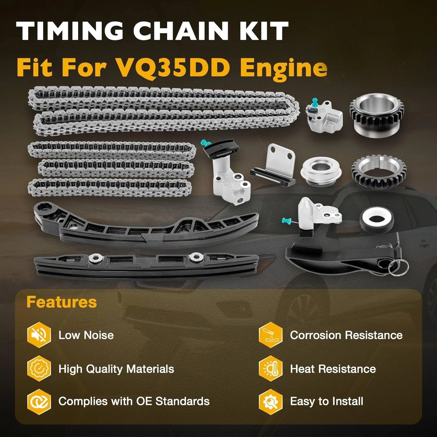 Timing Chain Kit for Nissan Pathfinder Infiniti QX60 (2017–2024) VQ35DD