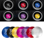 Alloy Engine Start Stop Push Button Cover for Dodge Charger (2015–2021)