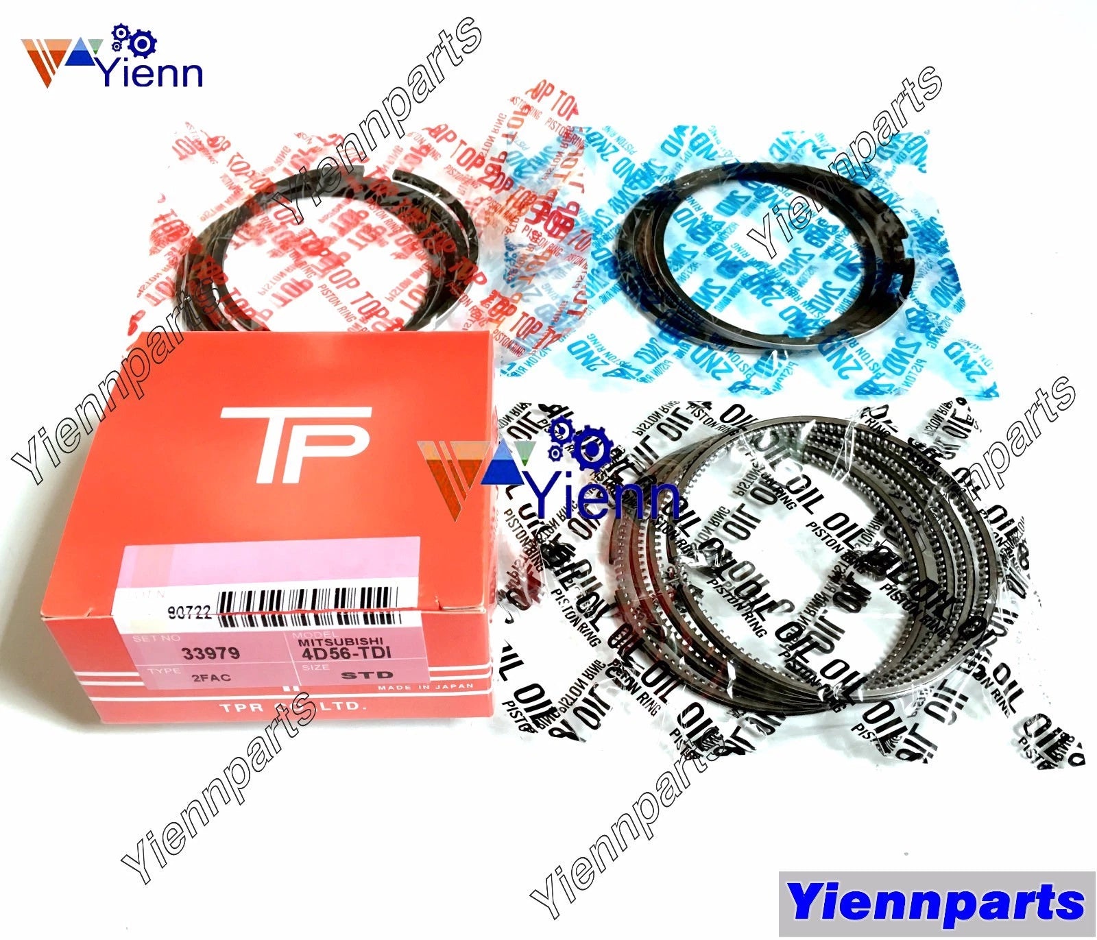 Overhaul Re-ring Kit 4D56U 4D56TDI for Mitsubishi L200 Triton (16 Valve)