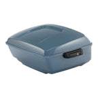 King Trunk for Harley Touring Street Glide (2014–2025) Sharkskin Blue Firestorm