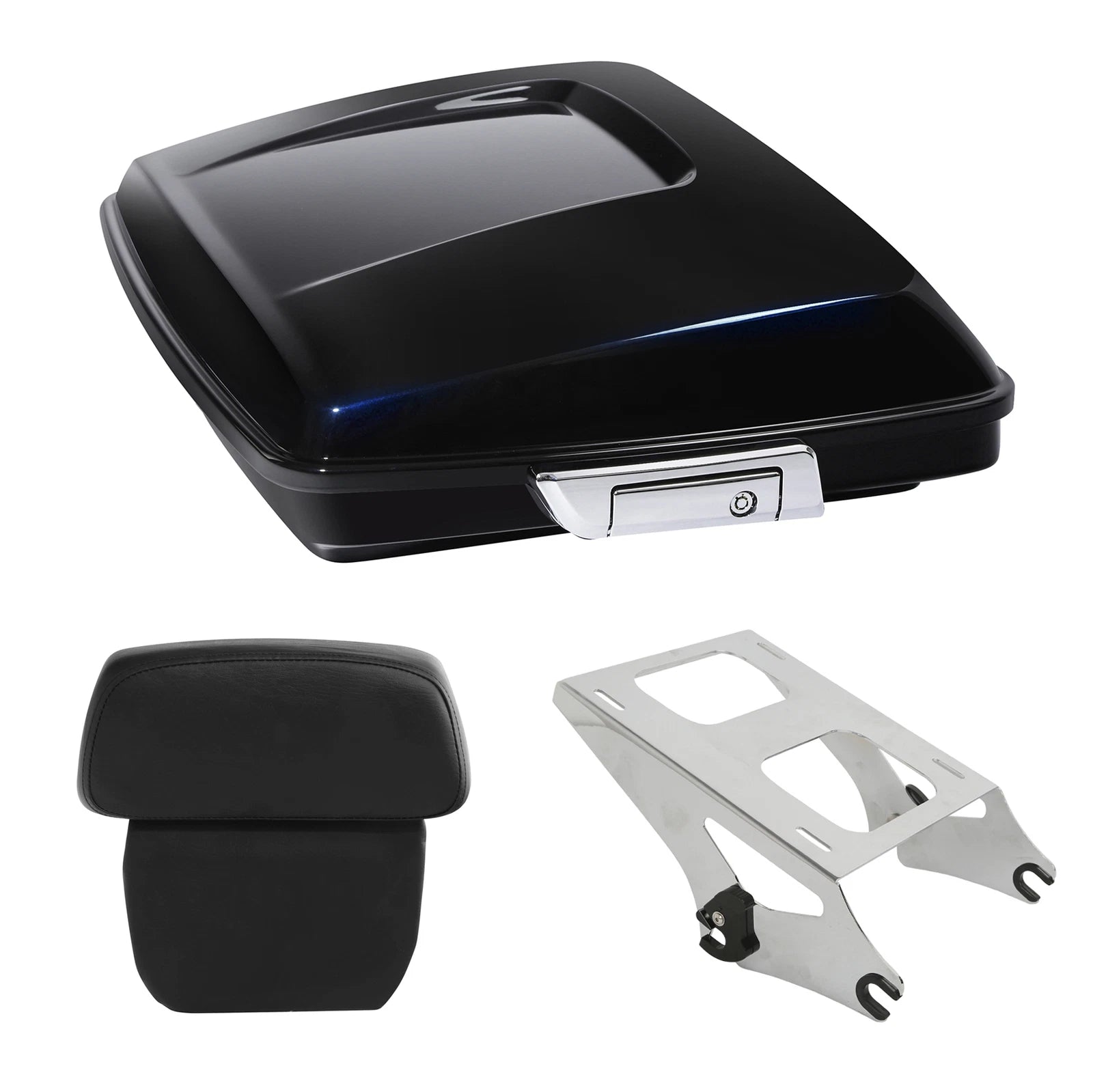 Razor Trunk Backrest Pad Mount Rack for Harley Touring (2014–2026)