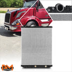 Aluminum Core 2-Row Radiator for Volvo VNX VNM VNL/Mack Vision Granite (2008–2018)