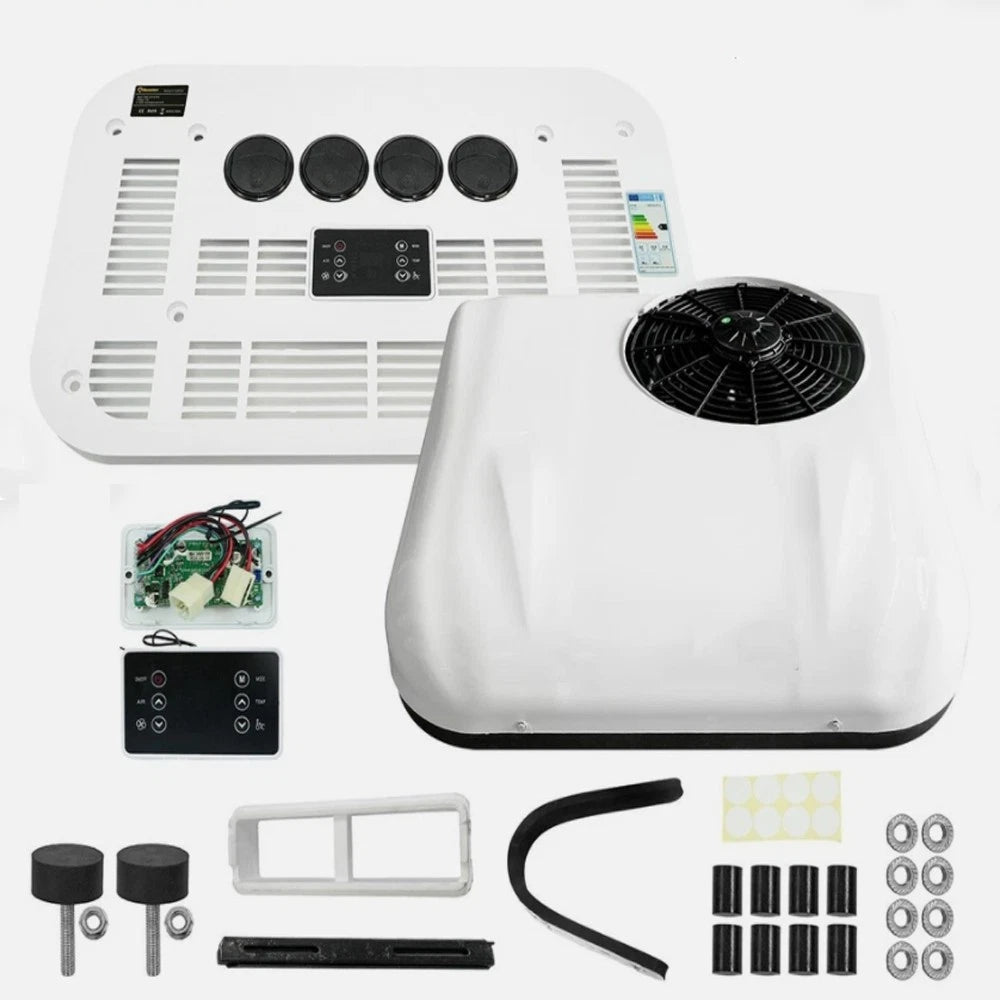 48V 11000 BTU Rooftop Air Conditioner for RV Trailer Motorhome