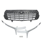 Chrome Black Mesh Grille Bumper Replacement for Chevrolet Equinox (2022–2023)