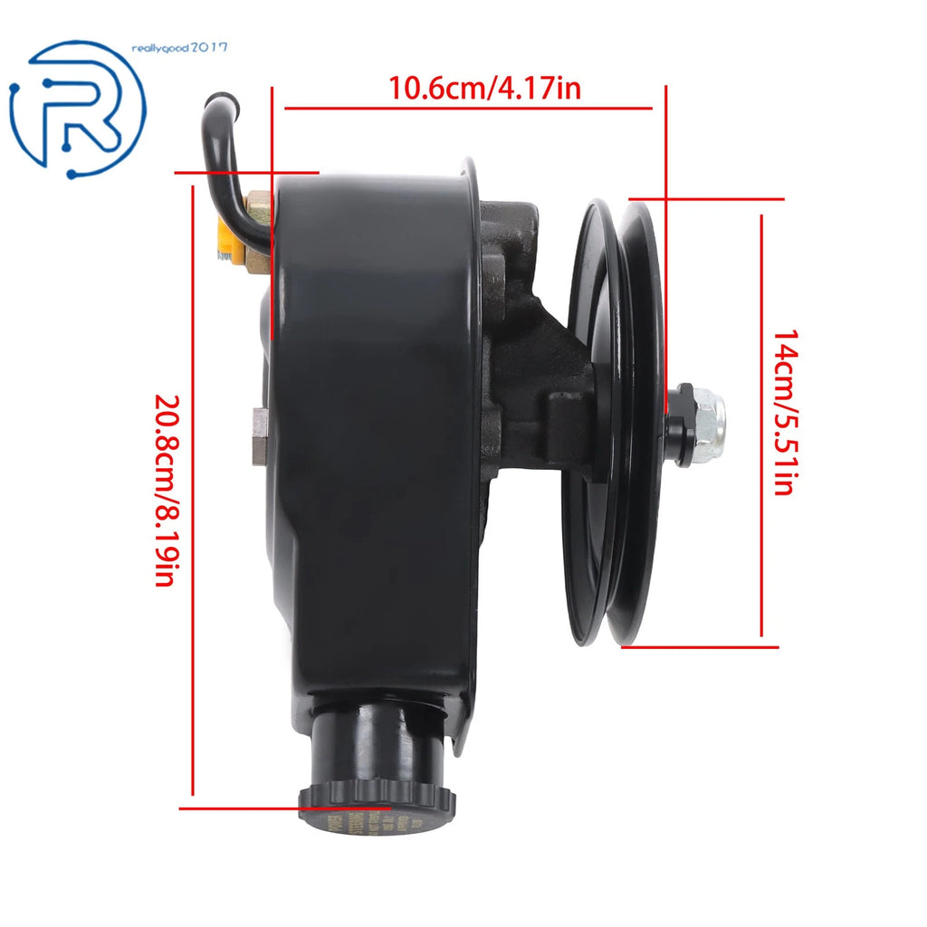 Power Steering Pump with Single Groove Pulley for Chevy SBC 283