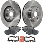 Front Brake Disc Rotors and Pads Kit for Chevrolet Caprice (2011–2017)