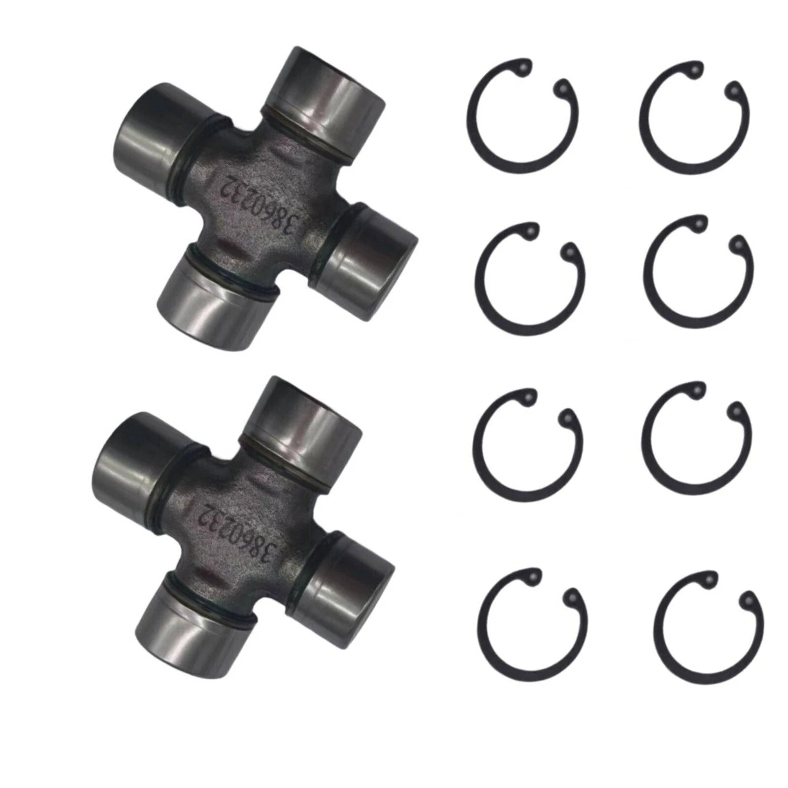 2Pcs U-Joint for MerCruiser Alpha One Gen 2 Bravo (Cross Bearing)