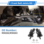 2X Front Lower Ball Joints for Toyota Tundra (2000–2002) No.K90262/K90263
