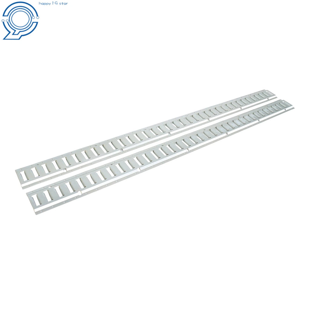 Set of 8 Galvanized Steel E Track Tie Down Rails for Trucks