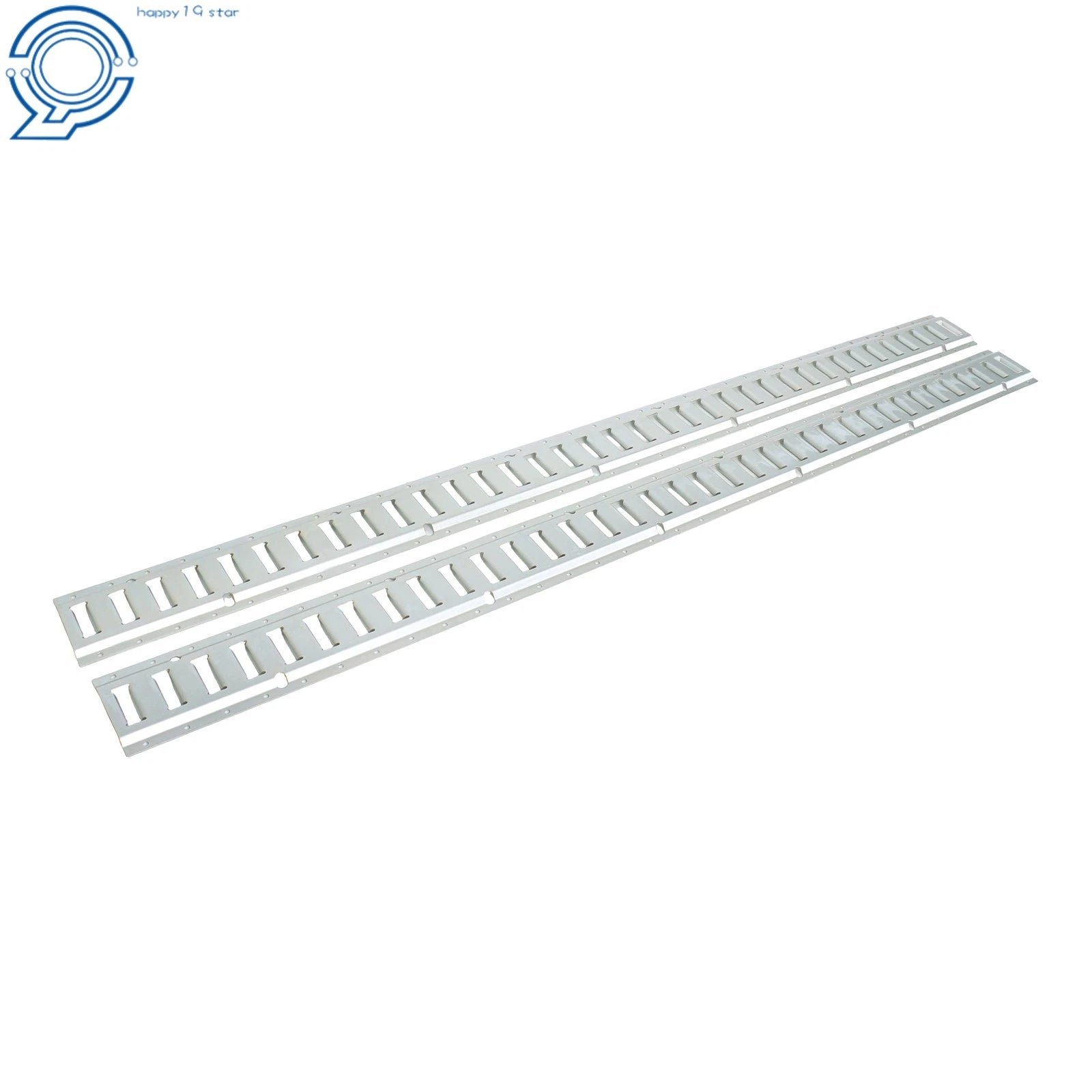 Set of 8 Galvanized Steel E Track Tie Down Rails for Trucks
