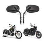 Black Motorcycle Mirrors for Harley Sportster 883 1200 48 Iron (2004-2023)